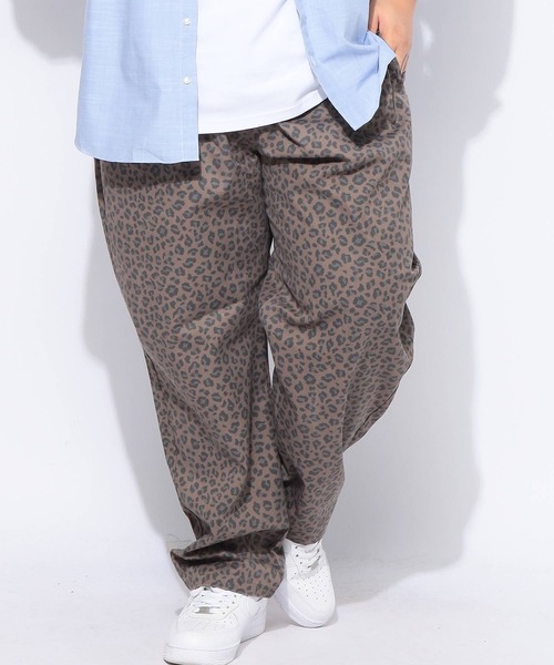 B&T CLUB(ビーティークラブ)の「シェフパンツ メンズ 大きいサイズ ドライ 総柄 ワイドパンツ B&T CLUB (ビーアンドティークラブ)(その他パンツ・メンズ・D/C/A/B・X2(4L~5L)/X1(3L~4L)/X3(6L~7L))」の2枚目の写真
