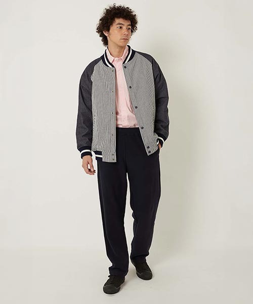 BLUE BLUE(ブルーブルー)の「オープンエンドコットンニット ツイルパンツ(その他パンツ・メンズ・グレー/ネイビー・S/M/XL/L)」の12枚目の写真