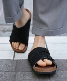 RAGEBLUE | フェイクスウェードコンフォートサンダル/712223(サンダル)