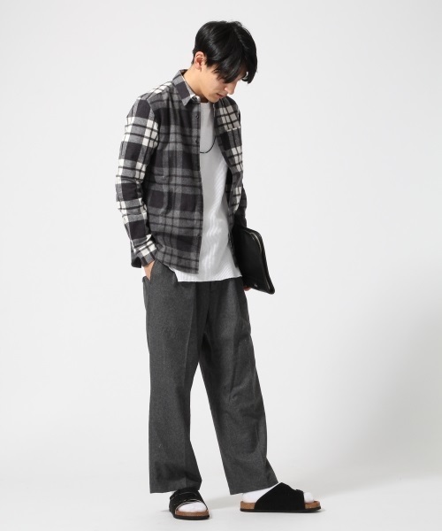 RAGEBLUE（レイジブルー）の「フェイクスウェードコンフォートサンダル/712223（サンダル・メンズ・ブラウン/ブラック・LARGE/MEDIUM）」の4枚目の写真