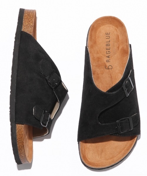 RAGEBLUE（レイジブルー）の「フェイクスウェードコンフォートサンダル/712223（サンダル・メンズ・ブラウン/ブラック・LARGE/MEDIUM）」の16枚目の写真