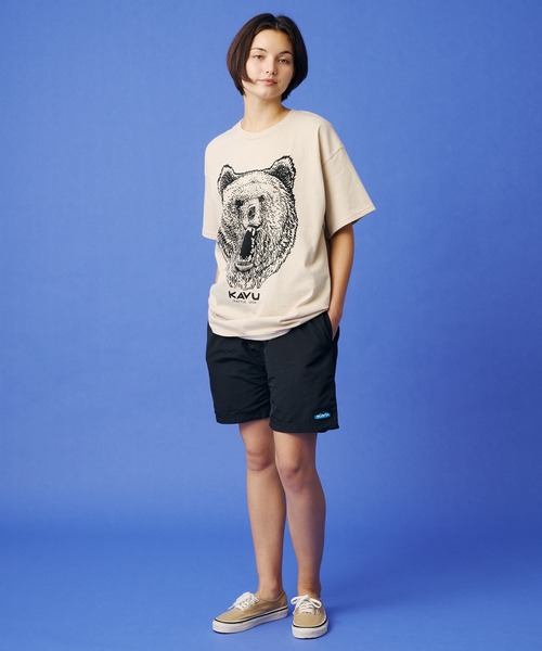 KAVU(カブー)の「KAVU/カブー Bear Tee/ベア Tシャツ(Tシャツ/カットソー・メンズ・オリーブドラブ/サンドベージュ/グレー/チャコールグレー・X-LARGE/LARGE/MEDIUM)」の19枚目の写真