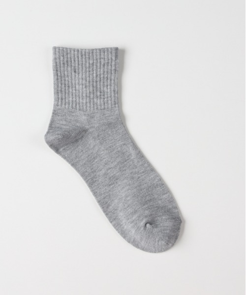 Right-on(ライトオン)の「【BASIC SOCKS】Qスマイル刺繍ソックス (遊び心 / 心地よいフィット / 大人カジュアル / ロングシーズン)(ソックス/靴下・レディース・グリーン/イエロー/オフホワイト/グレー/ブラック・フリー)」の7枚目の写真