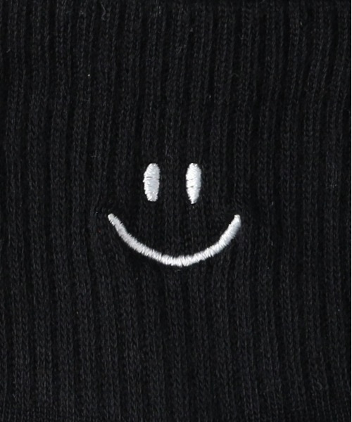 Right-on(ライトオン)の「【BASIC SOCKS】Qスマイル刺繍ソックス (遊び心 / 心地よいフィット / 大人カジュアル / ロングシーズン)(ソックス/靴下・レディース・グリーン/イエロー/オフホワイト/グレー/ブラック・フリー)」の18枚目の写真