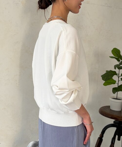 Chez toi（シェトワ）の「ニュアンスボタン長袖ニットカーディガン（カーディガン/ボレロ・レディース・ブラック/ホワイト/ブルー/イエロー・FREE）」の18枚目の写真