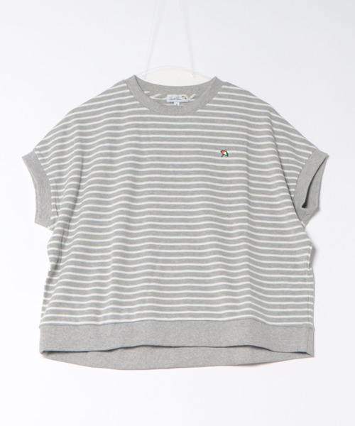 Arnold Palmer(アーノルドパーマー)の「ワッフルボーダー フレンチ Tシャツ(Tシャツ/カットソー・レディース・グレー/ブラック/ホワイト・L/M/S)」の17枚目の写真