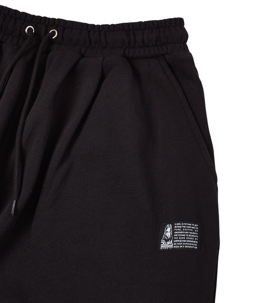 X-girl(エックスガール)の「SCRIPT LOGO SWEATPANTS(スウェットパンツ・レディース・ブラック/アッシュ・S/M)」の18枚目の写真