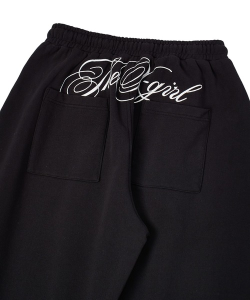 X-girl(エックスガール)の「SCRIPT LOGO SWEATPANTS(スウェットパンツ・レディース・ブラック/アッシュ・S/M)」の20枚目の写真