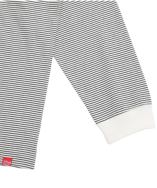 Manhattan Portage（マンハッタンポーテージ）の「Long Sleeve T-Shirts（Tシャツ/カットソー・メンズ・ブラック/ホワイト・LARGE/MEDIUM/SMALL/X-LARGE）」の6枚目の写真