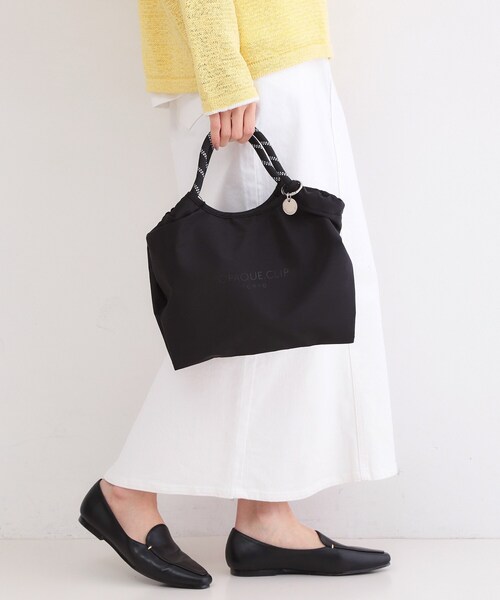OPAQUE.CLIP(オペークドットクリップ)の「2WAYミニロープハンドルバッグ(ハンドバッグ・レディース・オフホワイト/ブラック/ブラウン系その他・00)」の6枚目の写真