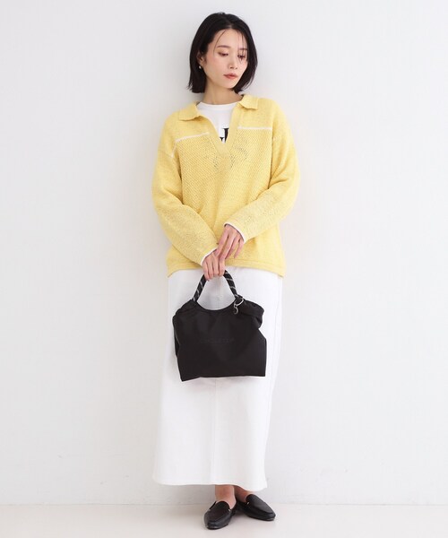 OPAQUE.CLIP(オペークドットクリップ)の「2WAYミニロープハンドルバッグ(ハンドバッグ・レディース・オフホワイト/ブラック/ブラウン系その他・00)」の7枚目の写真