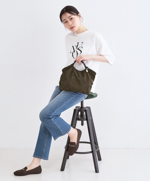 OPAQUE.CLIP(オペークドットクリップ)の「2WAYミニロープハンドルバッグ(ハンドバッグ・レディース・オフホワイト/ブラック/ブラウン系その他・00)」の9枚目の写真