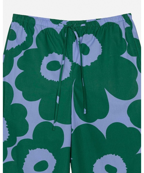 marimekko（マリメッコ）の「Sh Puoti Unikko / Trousers（その他パンツ・レディース・モスグリーン・X-SMALL/SMALL/MEDIUM/LARGE）」の7枚目の写真