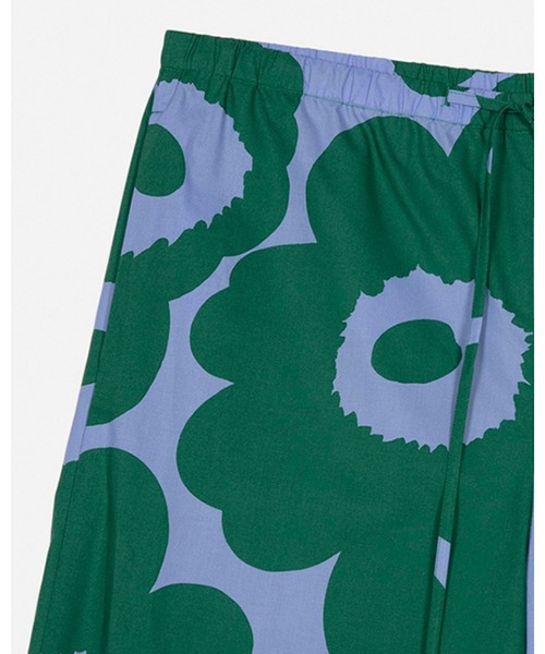marimekko（マリメッコ）の「Sh Puoti Unikko / Trousers（その他パンツ・レディース・モスグリーン・X-SMALL/SMALL/MEDIUM/LARGE）」の8枚目の写真