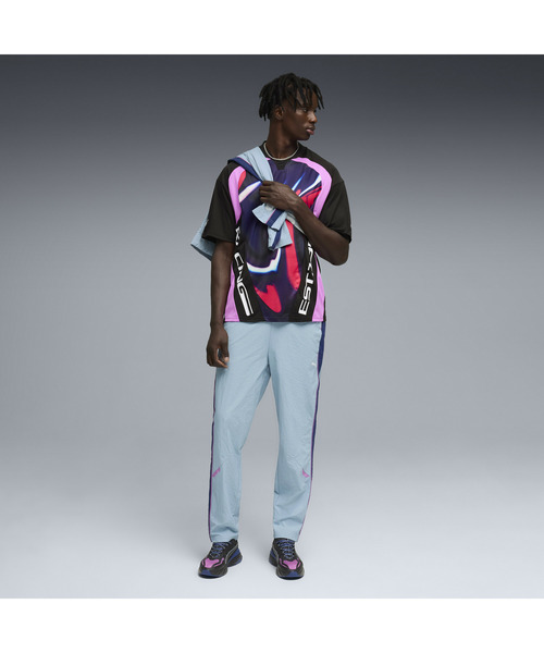 PUMA(プーマ)の「PUMA プーマ メンズ F1 ライフスタイル T7 レギュラー パンツ(その他パンツ・メンズ・グレイッシュブルー/ブラック・X-LARGE/LARGE/MEDIUM/SMALL)」の4枚目の写真