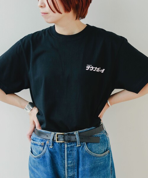 mmts(マミタス)の「【別注】weekly SAUNABOY / サウナTシャツ 旅行 レイヤード 洗濯可能 主役トップス ライブ サ旅 サ活 猫 サウナボーイ(Tシャツ/カットソー・レディース・ブラック/ホワイト・XL/S/M/L)」の14枚目の写真