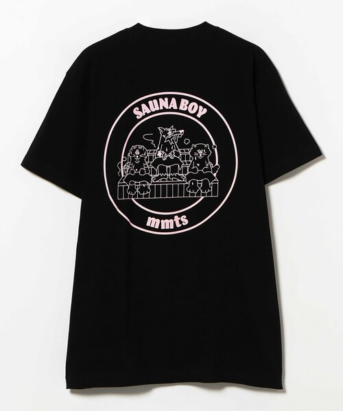 mmts(マミタス)の「【別注】weekly SAUNABOY / サウナTシャツ 旅行 レイヤード 洗濯可能 主役トップス ライブ サ旅 サ活 猫 サウナボーイ(Tシャツ/カットソー・レディース・ブラック/ホワイト・XL/S/M/L)」の16枚目の写真