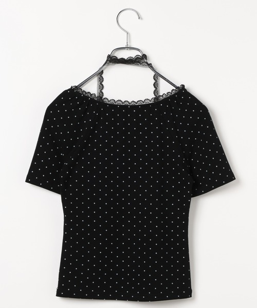 3.3 Field Trip (3.3フィールドトリップ)の「3.3 Field Trip/レースストールアソートショートスリーブトップス(Tシャツ/カットソー・レディース・カーキ/アイボリー/グレー/ブラック・FREE)」の18枚目の写真