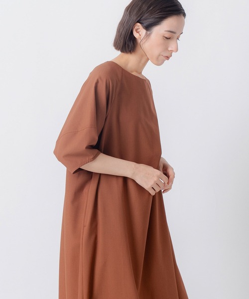 Kelen(ケレン)の「「KELEN / ケレン」コクーンシルエットタックデザインワンピース(ワンピース・レディース・グレー/ブラック・M/S)」の18枚目の写真