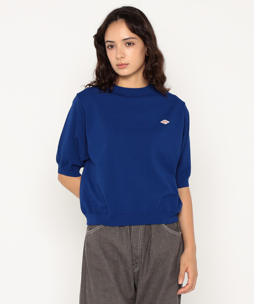 DANTON(ダントン)の「Women's Jersey Knit Half Sleeve Crew Neck Pullover(ニット/セーター・レディース・ブラック/ブラウン系その他2/グレー/レッド/ライトブルー/ブルー・36/38)」の5枚目の写真