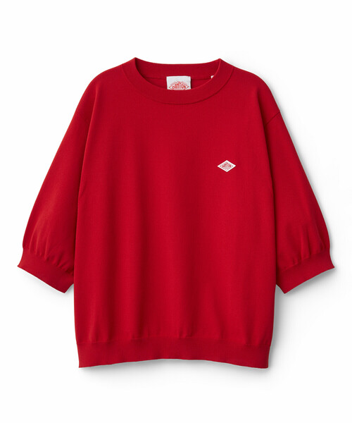 DANTON(ダントン)の「Women's Jersey Knit Half Sleeve Crew Neck Pullover(ニット/セーター・レディース・ブラック/ブラウン系その他2/グレー/レッド/ライトブルー/ブルー・36/38)」の7枚目の写真