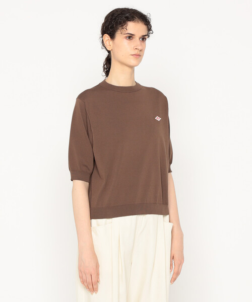 DANTON(ダントン)の「Women's Jersey Knit Half Sleeve Crew Neck Pullover(ニット/セーター・レディース・ブラック/ブラウン系その他2/グレー/レッド/ライトブルー/ブルー・36/38)」の11枚目の写真
