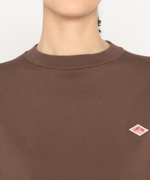 Women's Jersey Knit Half Sleeve Crew Neck Pullover（ニット