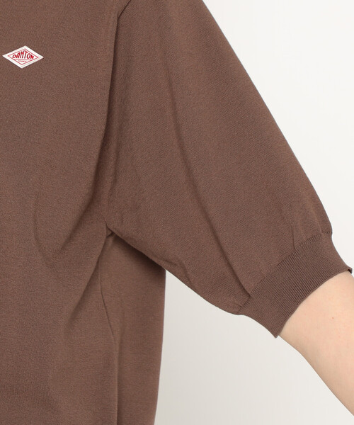 DANTON(ダントン)の「Women's Jersey Knit Half Sleeve Crew Neck Pullover(ニット/セーター・レディース・ブラック/ブラウン系その他2/グレー/レッド/ライトブルー/ブルー・36/38)」の16枚目の写真