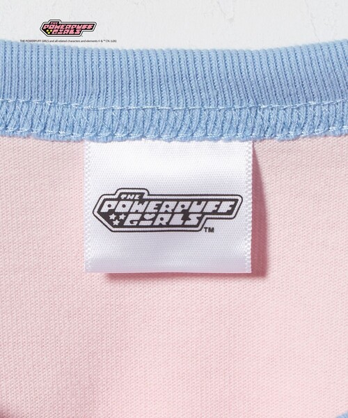 green label relaxing(グリーンレーベルリラクシング)の「【別注】<The Powerpuff Girls> リンガー Tシャツ / キッズ 140cmー150cm(Tシャツ/カットソー・キッズ・ダークグレー/ライトピンク/ライトブルー・150cm/140cm)」の20枚目の写真