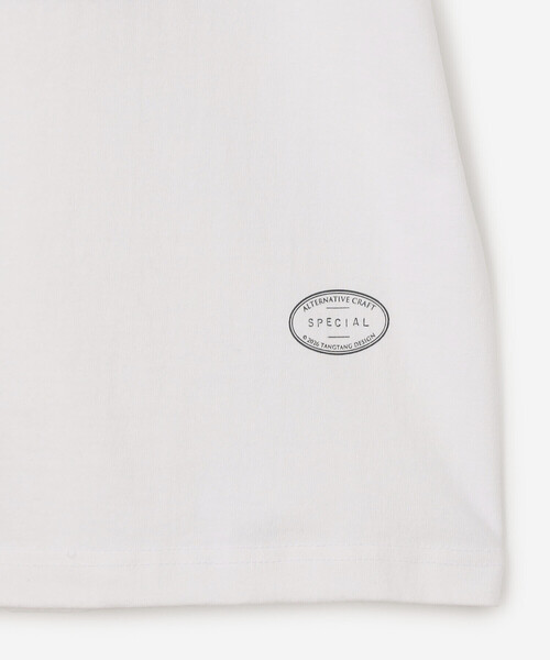 TANGTANG(タンタン)の「TANGTANG | 半袖Tシャツ GASATANG iftySURROUNDDULL.. WOMEN(Tシャツ/カットソー・レディース・ホワイト・S)」の6枚目の写真