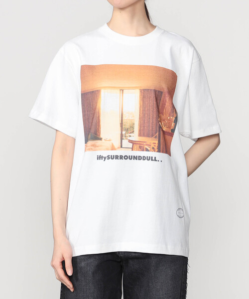 TANGTANG(タンタン)の「TANGTANG | 半袖Tシャツ GASATANG iftySURROUNDDULL.. WOMEN(Tシャツ/カットソー・レディース・ホワイト・S)」の1枚目の写真