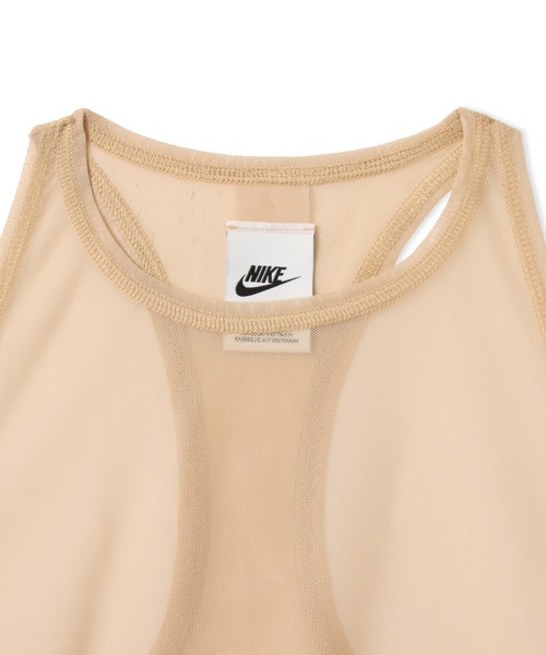 NIKE(ナイキ)の「NIKE AS WMNS NSW SHEER TANK / ナイキ ウィメンズ NSW シアー タンクトップ 【SP】(タンクトップ・レディース・ブラック/ベージュ・S/M/L)」の12枚目の写真