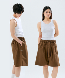 SLEEPYCAT（スリーピーキャット）の「Lazed short pants cotton brown（ルームウェア/パジャマ）」