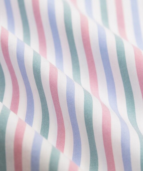 BROOKS BROTHERS(ブルックスブラザーズ)の「スーピマコットン ストレッチブロードクロス シーズナルパターン カジュアルシャツ Regular Fit(シャツ/ブラウス・メンズ・ブルー/テラコッタ/グリーン/ストライプ/ライトブルー・LARGE/MEDIUM/SMALL/X-LARGE/X-SMALL)」の6枚目の写真