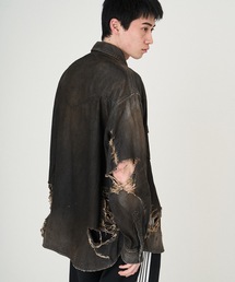 DISCOVERED | CRASH DENIM SHIRTS(シャツ/ブラウス)