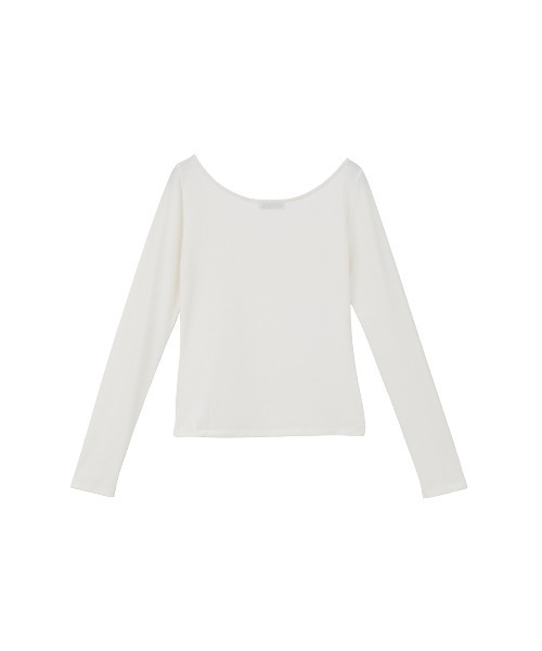 CLANE(クラネ)の「CUP IN ONE SHOULDER SET TOPS(Tシャツ/カットソー・レディース・ブラック/ホワイト・2/1)」の17枚目の写真