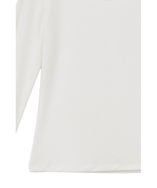 CLANE(クラネ)の「CUP IN ONE SHOULDER SET TOPS(Tシャツ/カットソー・レディース・ブラック/ホワイト・2/1)」の20枚目の写真