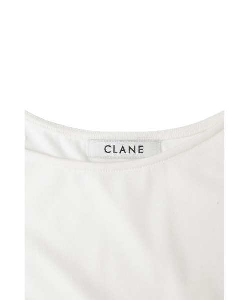 CLANE(クラネ)の「CUP IN ONE SHOULDER SET TOPS(Tシャツ/カットソー・レディース・ブラック/ホワイト・2/1)」の21枚目の写真