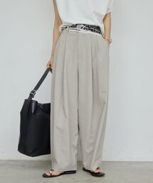 GALLARDAGALANTE | ダブルタックカーブスラックス(その他パンツ)