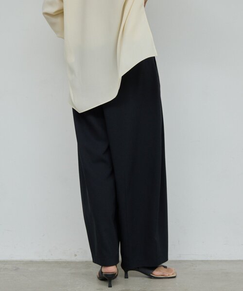 GALLARDAGALANTE(ガリャルダガランテ)の「ダブルタックカーブスラックス(その他パンツ・レディース・ブラック/グレー/ベージュ・1/0)」の6枚目の写真