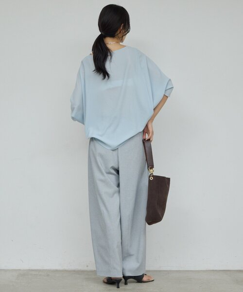 GALLARDAGALANTE(ガリャルダガランテ)の「ダブルタックカーブスラックス(その他パンツ・レディース・ブラック/グレー/ベージュ・1/0)」の20枚目の写真