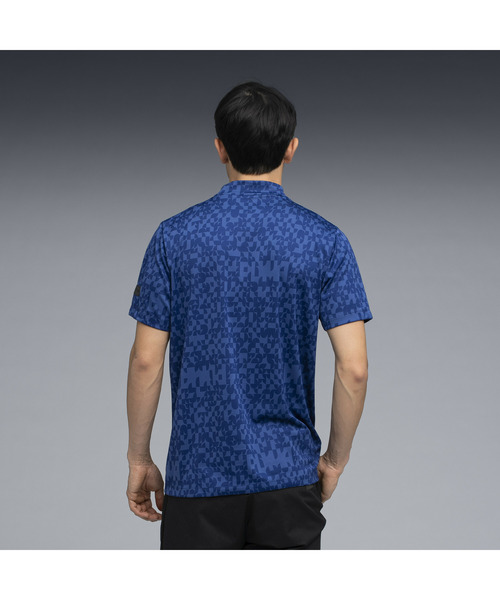 PUMA(プーマ)の「PUMA プーマ メンズ ゴルフ PB グラフィック モックネック 半袖 シャツ(Tシャツ/カットソー・メンズ・ブルー系その他/グレー・SMALL/X-LARGE/LARGE/MEDIUM/XX-LARGE)」の9枚目の写真