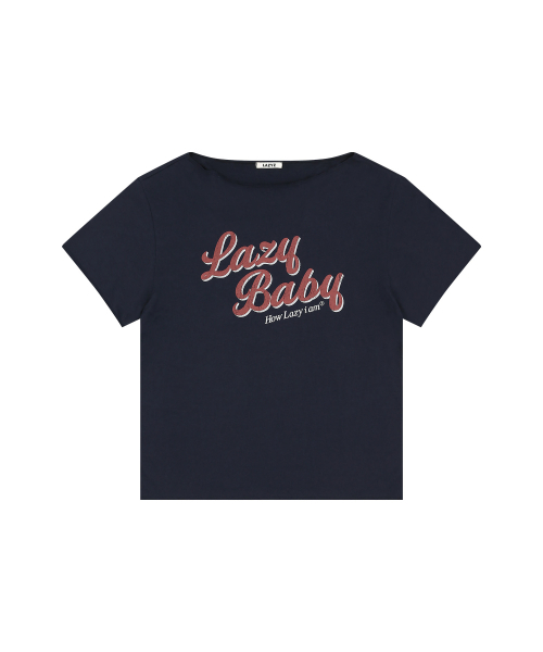 LAZYZ（レイジジ）の「ハウレイジオフショルダーティーシャツ（4色展開）（Tシャツ/カットソー・レディース・ネイビー/ホワイト/ライトグレー/スカイブルー・FREE）」の8枚目の写真