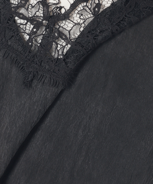 JOURNAL STANDARD（ジャーナルスタンダード）の「《追加5》フィブリルリヨセルキャミワンピース（ワンピース・レディース・ブラック・FREE）」の3枚目の写真