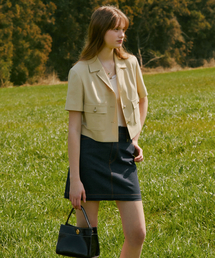 OSTKAKA（オストカーカ）の「ディアゴカジュアルミニスカートデニム（スカート）」