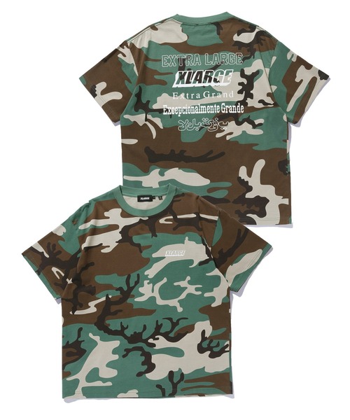 XLARGE（エクストララージ）の「MULTI LOGO CAMO S/S TEE（Tシャツ/カットソー・メンズ・ホワイト/カモフラージュ・S/M/L/XL）」の17枚目の写真