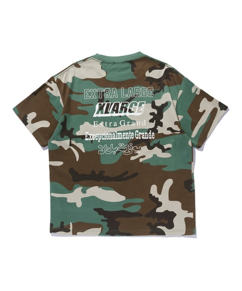 XLARGE（エクストララージ）の「MULTI LOGO CAMO S/S TEE（Tシャツ/カットソー・メンズ・ホワイト/カモフラージュ・S/M/L/XL）」の8枚目の写真