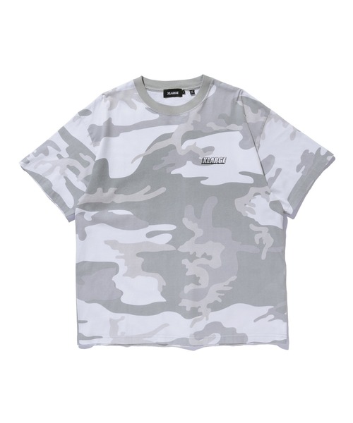 XLARGE（エクストララージ）の「MULTI LOGO CAMO S/S TEE（Tシャツ/カットソー・メンズ・ホワイト/カモフラージュ・S/M/L/XL）」の7枚目の写真