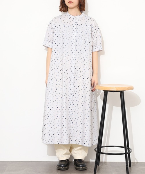 Emago(イマゴ)の「EMAGO お散歩プリントワンピース 半端袖(シャツワンピース・レディース・グレー/ブラック・FREE)」の13枚目の写真
