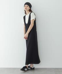 URBAN RESEARCH Sonny Label | Uネックジャンパースカート(ワンピース)